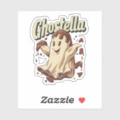Ghostella GriezeligGrappige Ghost Halloween Voedse Sticker (Vel)