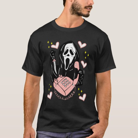 Ghostface Calling Halloween Funny And Scream You H T-shirt (Voorkant)