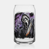 Ghostface Enge halloween spooky ontwerp Blikvorm Glas (Achterkant)