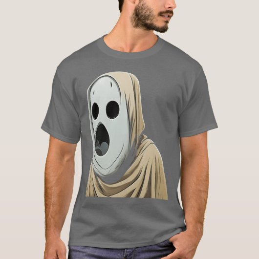 Ghostface retro t-shirt (Voorkant)