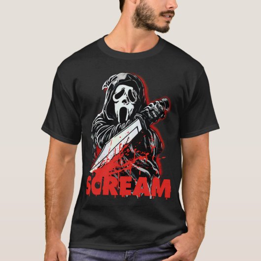 Ghostface Scream Mask Classic T-shirt (Voorkant)