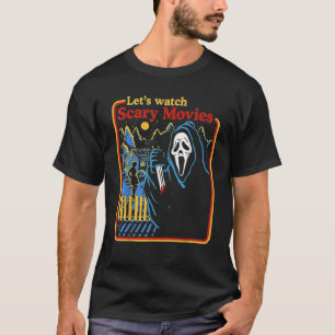 Ghostface Scream Watch Scary Movies Hall T-shirt