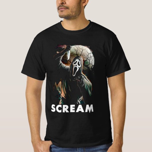 ghostface soScream T-shirt (Voorkant)