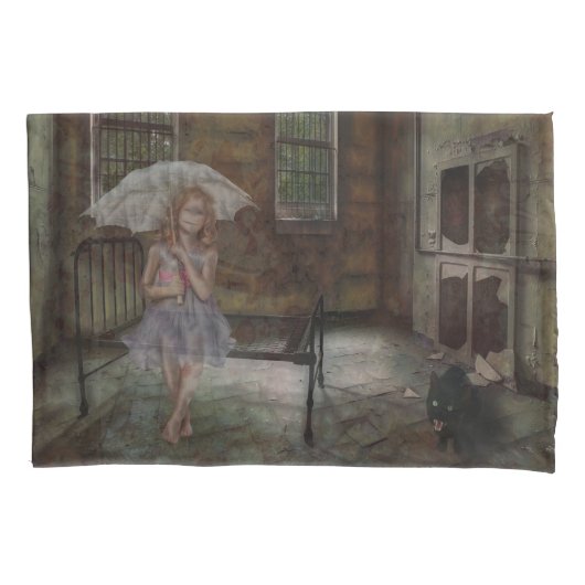 Ghostgirl Kussensloop (Voorkant-Links)