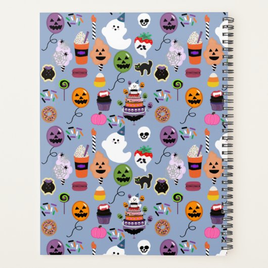 Ghostie Boo Day Viering Patroon Planner (Achterkant)