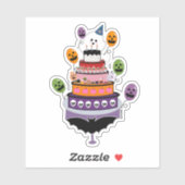 Ghostie Boo Day viering Sticker (Vel)