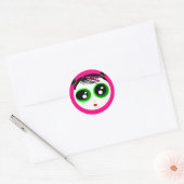 Ghostie Girl Sticker (Hot Pink) (Envelop)