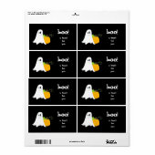 Ghostie ~ Treat Bag label (Full Sheet)
