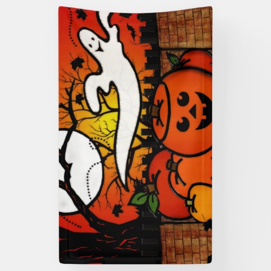 Ghostie Whimsical Halloween Spandoek (Verticaal)