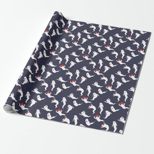 Ghosties over de stad cadeaupapier (Uitgerold)