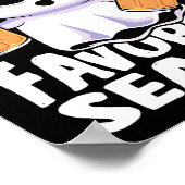 Ghosting is mijn favoriete seizoen Halloween vrouw Poster (Hoek)