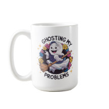 Ghosting mijn problemen, grappig spookachtig ontwe