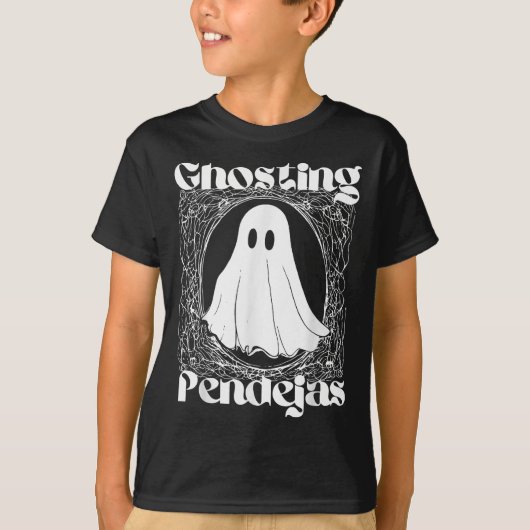 Ghosting Pendejas Grappige Mexicaanse Geest Hallow T-shirt (Voorkant)