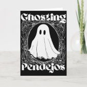 Ghosting Pendejos Funny Mexican Ghost Halloween Hi Kaart (Voorkant)
