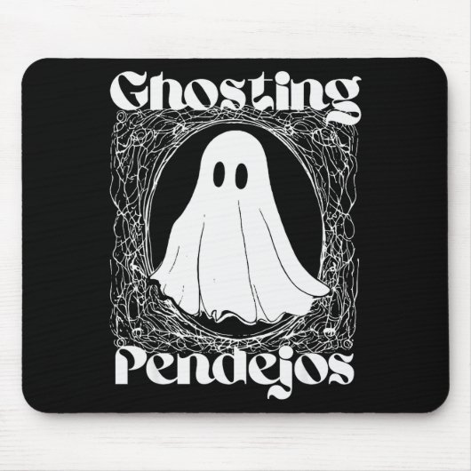 Ghosting Pendejos Funny Mexican Ghost Halloween Hi Muismat (Voorkant)