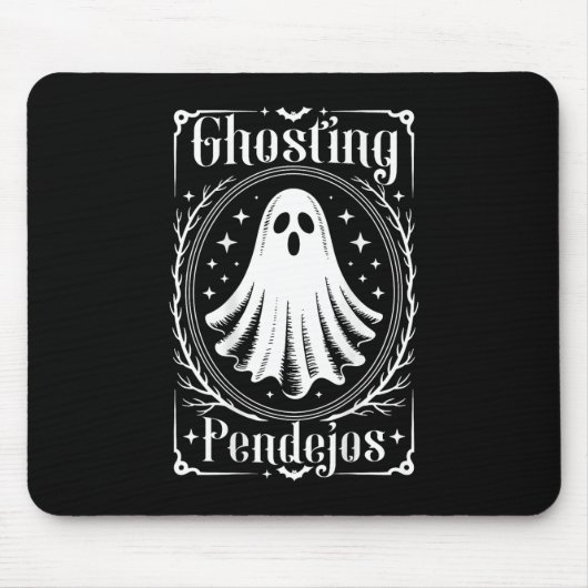 Ghosting Pendejos Grappige Mexicaanse Ghost Hallow Muismat (Voorkant)