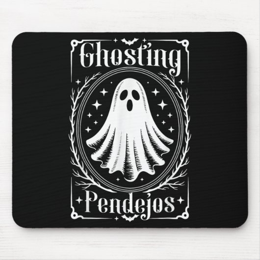 Ghosting Pendejos Grappige Mexicaanse Ghost Hallow Muismat (Voorkant)