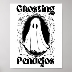 Ghosting Pendejos Grappige Mexicaanse Ghost Hallow Poster