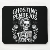 Ghosting Pendejos Halloween Funny Spooky Quote  Muismat (Voorkant)