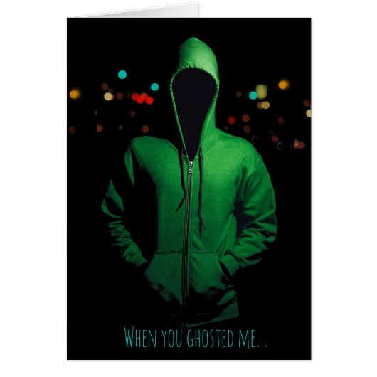 Ghosting Pushback Custom Message Kaart (Voorkant)