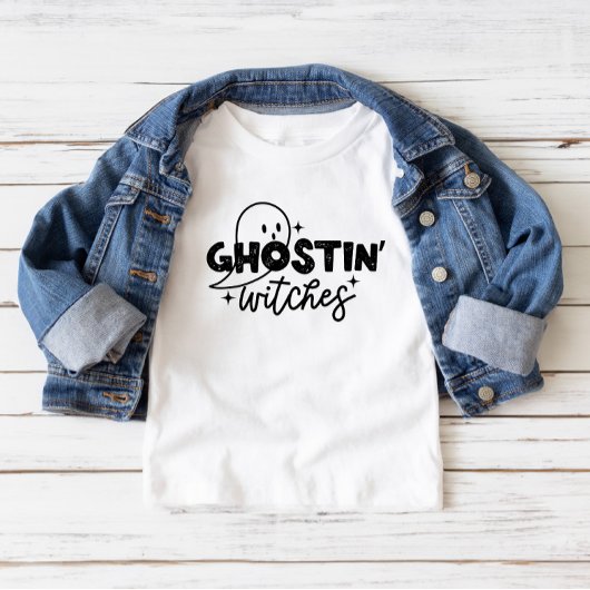Ghosting Witches Halloween Peuter Kind T-shirt