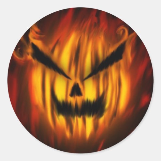 ghostjack ronde sticker (Voorkant)