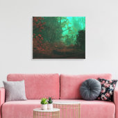 Ghostlight Bossen Canvas Afdruk (Insitu (Woonkamer))