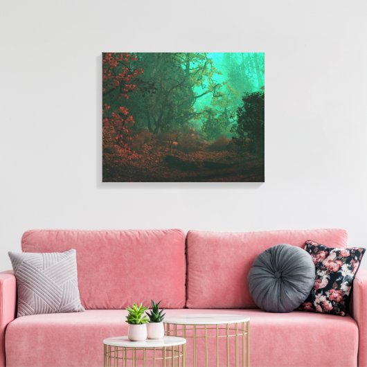 Ghostlight Bossen Canvas Afdruk (Insitu (Woonkamer))