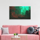 Ghostlight Bossen Canvas Afdruk (Insitu (Woonkamer))