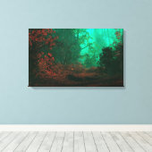 Ghostlight Bossen Canvas Afdruk (Insitu (Houten vloer))