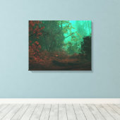 Ghostlight Bossen Canvas Afdruk (Insitu (Houten vloer))