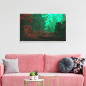 Ghostlight Bossen Canvas Afdruk (Insitu (Woonkamer))