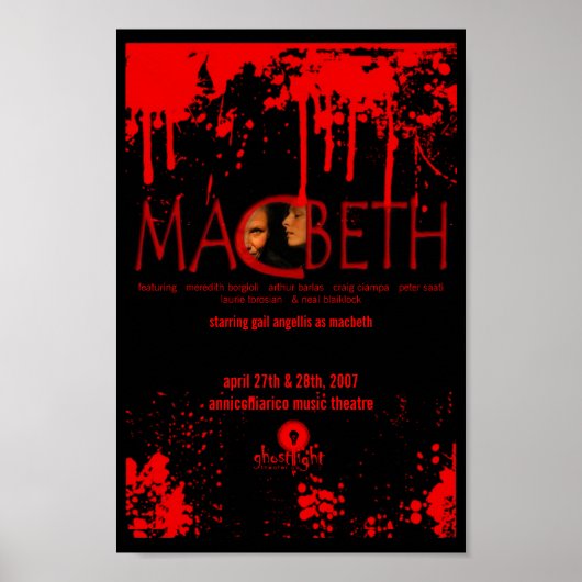 Ghostlight Macbeth Poster (Voorkant)