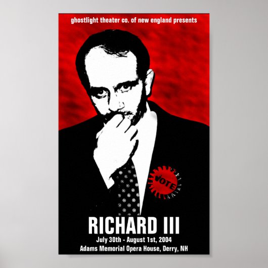 Ghostlight Richard III Poster (Voorkant)