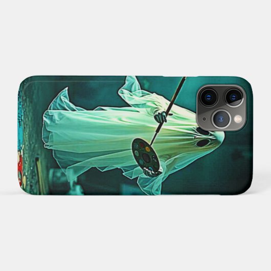 Ghostly Artist's Studio Design Case-Mate iPhone Case (Achterkant (horizontaal))