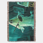 Ghostly Artist's Studio Design Deken (Voorkant Verticaal)