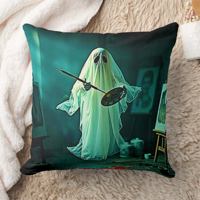Ghostly Artist's Studio Design Kussen (Deken)