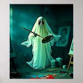 Ghostly Artist's Studio Design Poster (Voorkant)