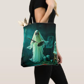 Ghostly Artist's Studio Design Tote Bag (Dichtbij)