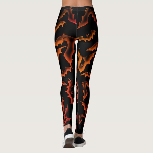 Ghostly Bats - Samhain Leggings (Achterkant)