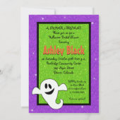 Ghostly Brew Halloween Bruids Douche Uitnodiging (Achterkant)