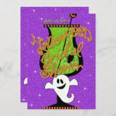 Ghostly Brew Halloween Bruids Douche Uitnodiging (Voorkant / Achterkant)