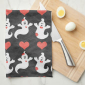 Ghostly Friends keukenhanddoek (Quarter Fold)