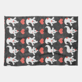 Ghostly Friends keukenhanddoek (Horizontaal)