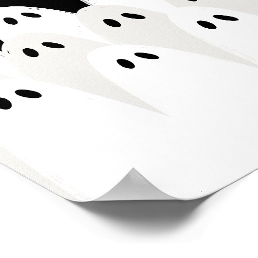 Ghostly Gathering Halloween Poster (Hoek)