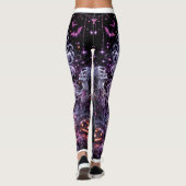 Ghostly Glam Halloween Leggings (Achterkant)