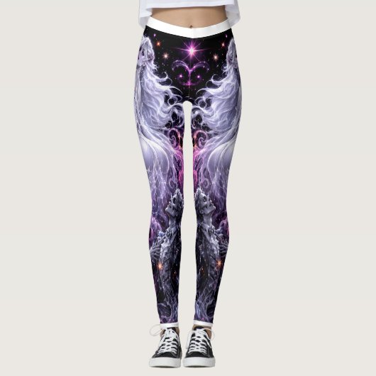 Ghostly Glam Halloween Leggings (Voorkant)