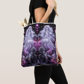 Ghostly Glam Halloween Tote Bag (Dichtbij)