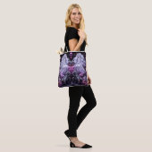 Ghostly Glam Halloween Tote Bag (Op model)