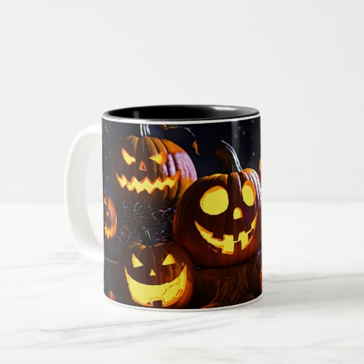 Ghostly Goodies: Halloween Mok Collectie (Voorkant links)